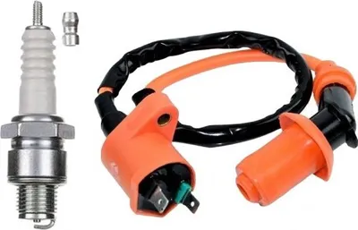 Produktbild von Racing ZÜNDSPULE ZÜNDKERZE Set für BENZHOU YY50QT-2 50 4Takt bis2017