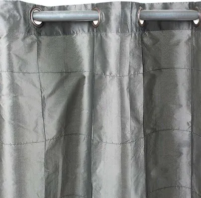 Image de Rideau en taffetas gris 150x250