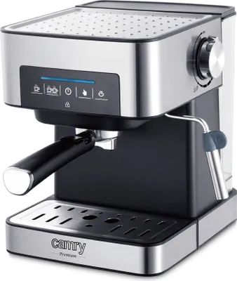 Produktbild von Camry Espresso Maschine | Siebträger | Kaffeemaschine | Cappuccinomaschine | Milchaufschäumer | 15 Bar | 1000 Watt