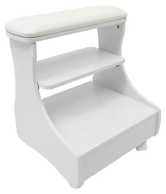 Imagen del producto de Reposapiés ajustable para pedicura con ruedas
