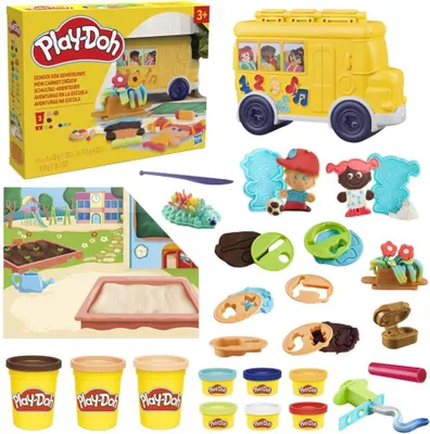 Produktbild von Hasbro Play-Doh Schul-Spielset - kreatives Knetspielzeug
