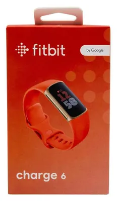 Produktbild von Fitbit Charge 6, Aktivitäts-Trackerarmband, AMOLED, GPS, Nahfeldkommunikation (NFC), Wasserfest, Koralle
