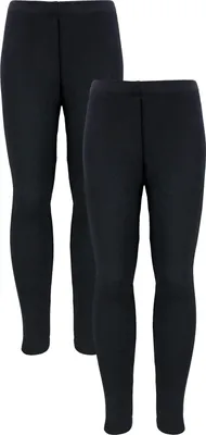 Produktbild von TupTam Mädchen Leggings 2er PACK Winterleggings Thermo Hohe Taille Leggins Gefüttert Fleece, Farbe: 2er Pack Schwarz/Schwarz, Größe: 134