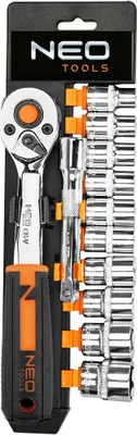 Produktbild von NEO TOOLS 3/8"-Steckschlüssel, Satz mit 12 Teilen