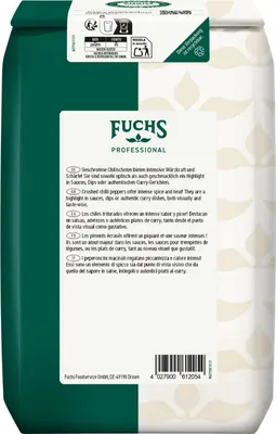 Image de Fuchs Professional Chilis concassés à l'arôme épicé, paquet de 700g