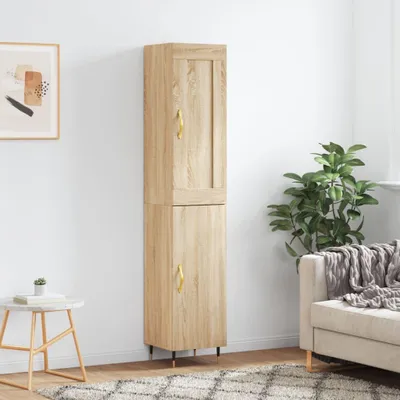 Zdjęcie produktu dla vidaXL Deska wysoka dąb sonoma 34,5x34x180 cm Materiał drewnopochodny