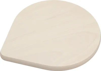 Produktbild von SCHNEIDEBRETT FÜR DIE KÜCHE, BLATTFORM, TRÄNENFORM, AUS BUCHENHOLZ, KLEIN, 23,5 x 20