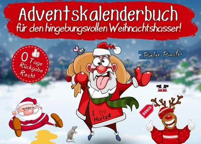 Produktbild von Adventskalenderbuch für den hingebungsvollen Weihnachtshasser!