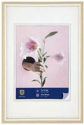 Obrázok produktu pre Rám na fotografie Henzo Lily, prírodná farba, 13 x 18 cm