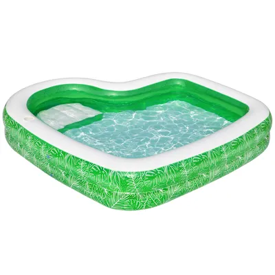 Produktbild von Bestway aufblasbarer Pool 231 x 231 x 51 cm grün 54336