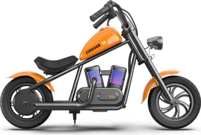 Obrázok produktu pre Hyper Gogo Pioneer C12 Detská elektrická motorka (Chopper) , 12" kolesá, oranžová