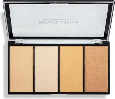 Produktbild von Revolution Re-Loaded Highlighter Palette in Lustre Lights Warm 4 x 5 g