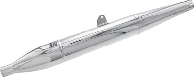 Produktbild von MZ Auspuff dreiteilig in Zigarrenform, verchromt - für BK350