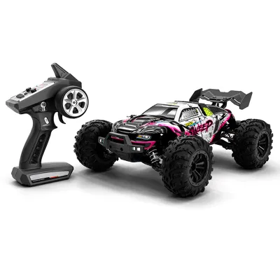 Produktbild von RC-Auto 2,4 GHz, 70 km/h, Hochgeschwindigkeits-Offroad-RC-Truck im Maßstab 1:16, bürstenloser Motor, LED-Beleuchtung, Allradantrieb, Renn- und Kletter