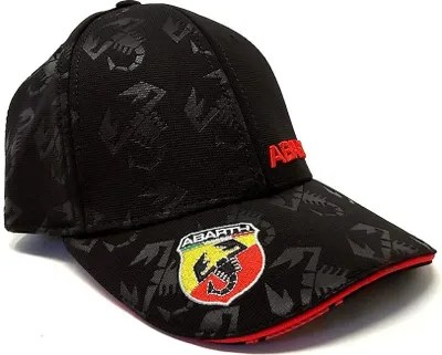 Produktbild von Abarth Offizielle Mütze mit Gebogenem Schirm, Schwarz