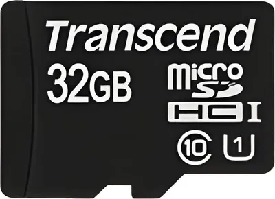 Produktbild von Transcend 32GB microSDHC Class 10 UHS-I, 32 GB, MicroSDHC, Klasse 10, MLC, 90 MB/s, Class 1 (U1)