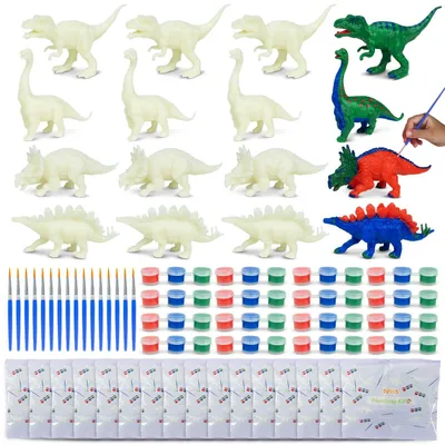 Obrázok produktu pre Sada na maľovanie, darčeková súprava, detská narodeninová párty, doplnky pre deti, dinosaury