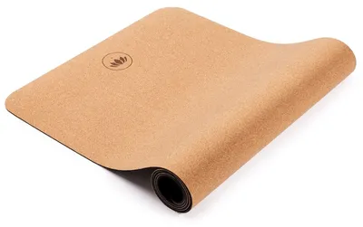 Image de Tapis de yoga en liège - Antidérapant - 185 x 65 cm - Léger, 1,52 kg - Recyclable