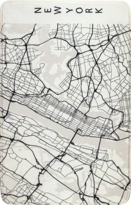 Produktbild von Kleine Wolke Badteppich NEW YORK Auster 50 x 80 cm