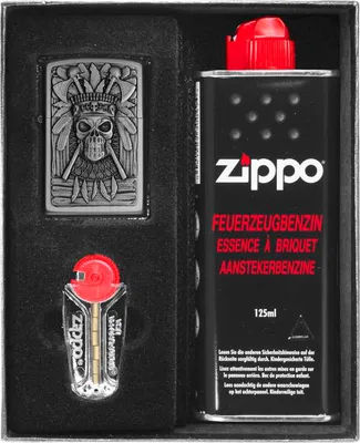 Obrázek produktu pro Sada zapalovačů ZIPPO INDIAN SKULL dárek No1