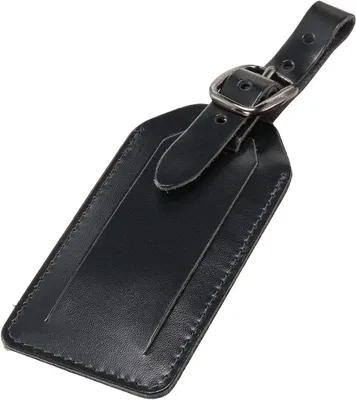 Produktbild von Leder Kofferanhänger mit Namensschild