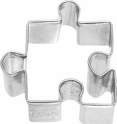 Immagine prodotto di Birkmann Ausstechform Puzzleteil, Ausstecher, Plätzchenform, Keks, Plätzchen, Edelstahl, 4 cm, 193406