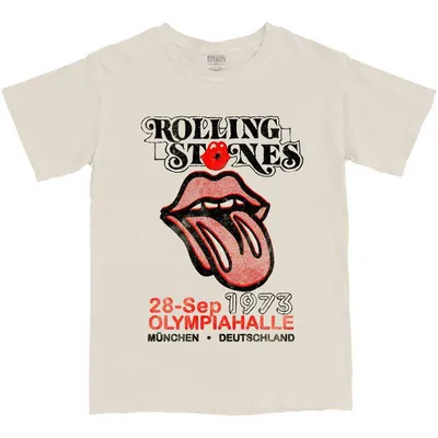 Produktbild von The Rolling Stones Munich '73 Sand S T-Shirt
