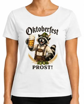 Imagen del producto de , ¡salud! Pantalones de cuero (lederhosen), camisa tradicional, vestido tradicional (dirndl), camiseta para mujer, blanca, talla S