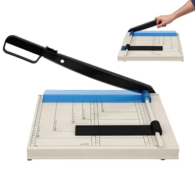 Produktbild von Papierschneidemaschine mit Sicherheitsvorrichtung und einer Kapazität von 12 Blatt