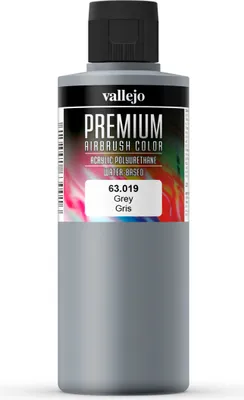 Produktbild von Vallejo 63.019, 200 ml, Grau, Matte, Flasche