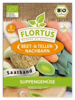 Produktbild von Suppengemüse (Saatband) | Saatbänder & Saatplatten von FLORTUS