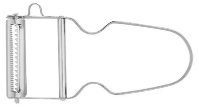 Produktbild von 12x Pendelschäler mit 2 Klingen, 12 cm, Edelstahl, Klingenstahl 420
