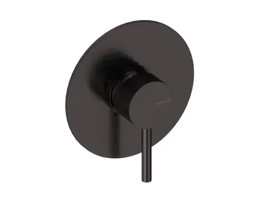 Produktbild von SANYCCES LOOP Unterputz Dusch-Brausebatterie mit Unterputz Einbaukörper, schwarz metallisch