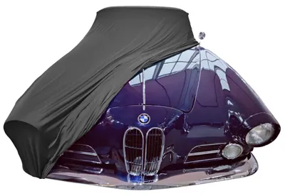 Image de Housse de voiture intérieure adaptée à BMW 503 Coupe Noir NEU Bâche de