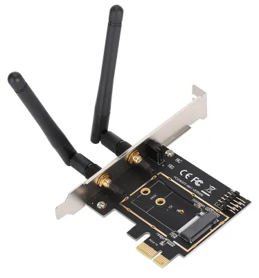 Obrázok produktu pre Adaptér z PCI-E na NGFF M.2 s bezdrôtovým modulom Wi-Fi – rozširujúca sieťová karta KEY A E