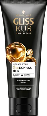 Produktbild von Schwarzkopf Gliss Kur Ultimate Repair 1-Minute Express Kur mit Keratin 200 ml