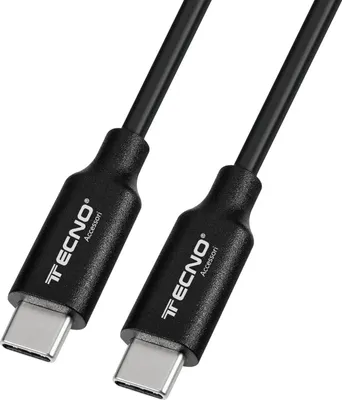 Produktbild von Tecno 24.218 USB Kabel 1 m USB C Schwarz