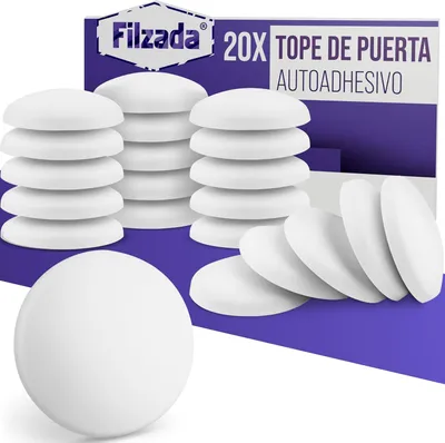 Imagen del producto de Parachoques autoadhesivos para puertas, 20 unidades, 40 mm, protectores de pared para protección