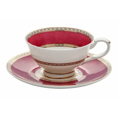 Produktbild von Porzellan Kaffee-/Tee-Tasse mit Untertasse 250 ml