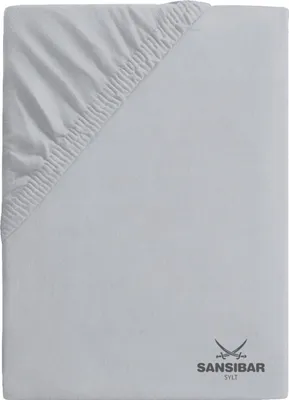 Produktbild von Topperbezug SANSIBAR Jersey BL 100x200 cm silber