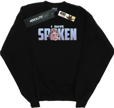 Produktbild von Star Wars - "The Mandalorian I Have Spoken" Sweatshirt für Herren BI46391 (4XL) (Schwarz)