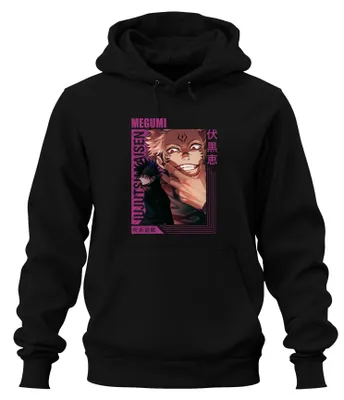 Imagen del producto de Jujutsu Kaisen, Sukuna, Megumi, estética de anime, sudadera con capucha uni, diseño de "maldición", color , talla 3XL