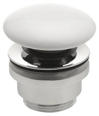 Immagine prodotto di Set di rifiuti con tappo in Vetroceramica 5/4", click-clack, bianco