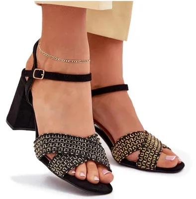 Produktbild von Damen Sandalen mit Absatz schwarz Almera 41
