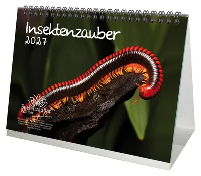 Produktbild von Insektenzauber DIN A5 Tischkalender 2027 - Seelenzauber