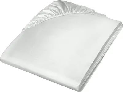 Produktbild von Fleuresse Mako-Satin-Spannlaken Colours, weiß