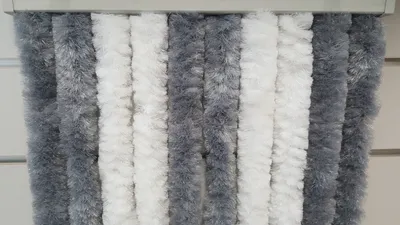 Produktbild von Flauschvorhang 100x200cm Türvorhang Chenille Fliegenschutz Insektenschutz
