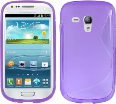 Produktbild von Schutzhülle TPU Case Hülle für Handy Samsung Galaxy S3 mini i8190 / i8195 / i8200 lila