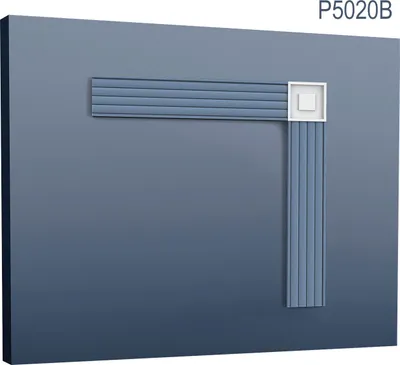 Produktbild von Stuck Quadrat Zierelement Orac Decor P5020B LUXXUS Eckelement Stuckgesims klassisches Wand Einrichtungs Element 9 x 9 cm