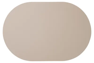 Produktbild von ASA Selection Tischset oval Lederoptik | Stone : Stone Farbe: Stone